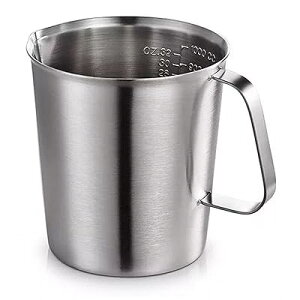 vʃJbv XeX304 ڐt ϔM ʔt 500~2000ml e AăJbv XP[ R[q[ł傤 ~NeB[ Ɩp (1000ml, 304XeX)