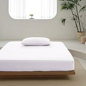 ボックスシーツ ダブル 140x200x30cm ホワイト シーツ 単品売り 洗える 吸水速乾 厚さ5-27cmのマットレスに適しています