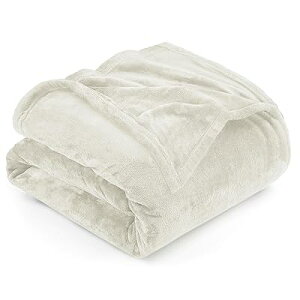 ブランケット 膝掛け 大判 春夏用 - 柔らかい タオルケット 洗える マイクロファイバー もふもふ ひざ掛け - 静電防止 四季適用 掛け毛布 キャンプ フランネル 毛布 ホワイト 160x200