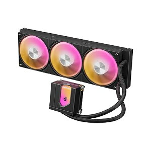 upHere �ȈՐ��� CPU�N�[���[ 360mm���W�G�[�^�[ ����V�X�e�� cpu cooler aio 120mm PWM�t�@�� ARGB��p