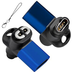 ガーミン用変換アダプター Shokz USB Type-C用変換アダプター 2 in 1変換アダプターVenu 3/ Approach s70 Fenixシリーズなど汎用USB-C to Shokz 充電ケーブル に対応 変換アダプター 、Shokz