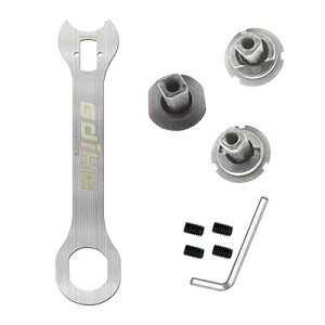 4イン1 自転車 ボトムブラケット専用工具 クランク 修理工具 修理mtbロードバイクツール リムーバー スパナ フックレンチ 修理レンチ ボトムブラケット 自転車 多機能修正器 修理ツール bb 工