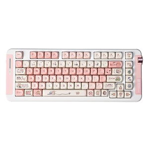 136�L�[����PBT�L�[�L���b�v Dye Sub MOA Profile Keycaps ��61/64/87/104/108 Cherry Mx�X�C�b�`�ɑΉ����J�j�J���L�[�{�[�h (Pink)
