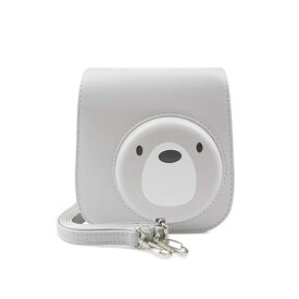 チェキケース,Fujifilmチェキinstax mini12/mini11/mini 8/mini8+/mini9ケース instax mini11/mini 9/mini8/mini8+カメラケース チェキ保護ケース ショルダーストラップ付き P