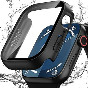 AbvEHb` h Jo[ 44mm Ή Apple Watch Series 6 5 4 SE 񐢑 P[X ϏՌ 悯̍E Sʕی iWatch Jo[(44 mm, ubN)