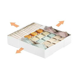 「 」伸縮収納ケース 下着収納ボックス 靴下 伸縮可能 整理トレー 引き出し 仕切り お手入れ