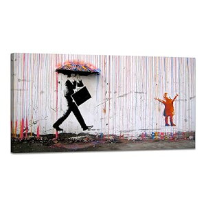 oNV[ G CeA A[gpl ^ banksy |X^[ ʂȉJ G Ǌ|  C  ؘgt̊i (40x80cm)
