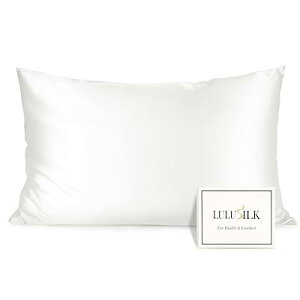 枕カバー 43x90cm ピローケース 封筒式 洗える 光沢 美髪 肌に優しい 四季適応 新年ギフト 贈り物 1枚 アイボリー