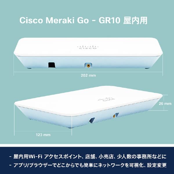 楽天市場】シスコシステムズ (Cisco) Meraki Go Wi-Fiアクセスポイント