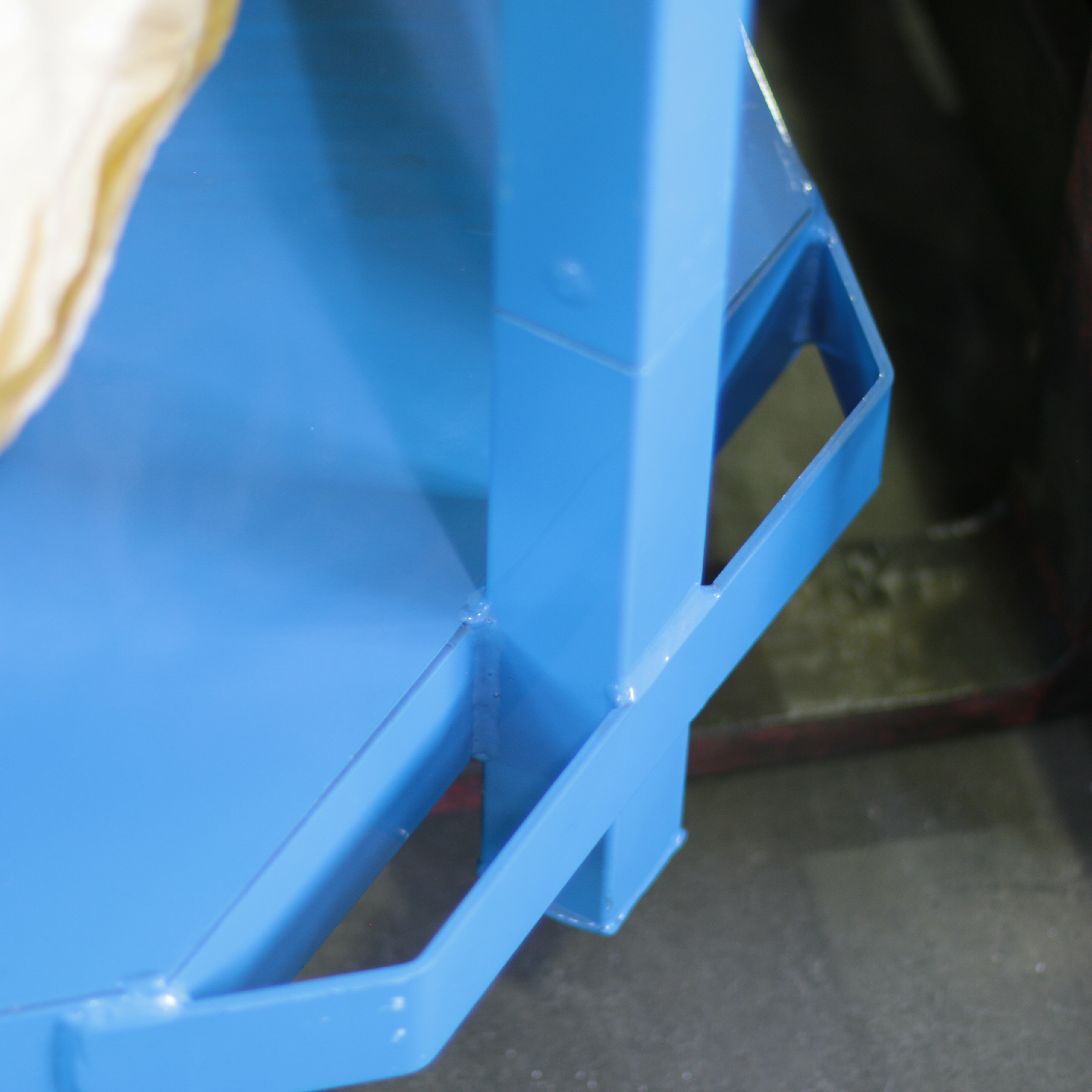 エコパレ丸形フレコン台車段積み1m3用建設資材・廃棄物用コンテナ建設現場送料無料