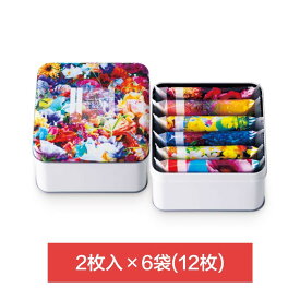 ハラダ ラスク グーテデロワ 蜷川実花フラワーパッケージ 化粧缶ミニ R9MK 2枚入×6袋(12枚) 送料無料 ガトーフェスタハラダ GATEAU FESTA HARADA お中元 お歳暮 東京お土産 ギフト プレゼントお土産 贈り物 お返し スイーツ お菓子プチギフト