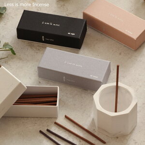 ���� 40�{���� �C���Z���X�X�e�B�b�N Less is more Incense