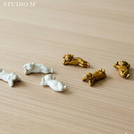 【メール便1通につき8個まで】 studio m' スタジオエム ブーちゃんごろ寝箸置き 箸置き 陶器 ぶた 豚 日…