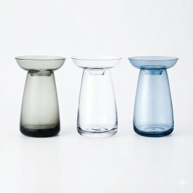 KINTO AQUA CULTURE VASE S キントー 花瓶 ガラス 水耕栽培 水栽培 アクアカルチャーベース Sサイズ ムスカリ クロッカス 球根 多肉植物 サボテン 挿し木 花器 フラワーベース おしゃれ シンプル 北欧 クリア