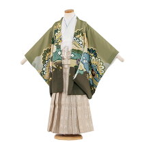 楽天市場】七五三 5歳 フルセット（カラーカーキグリーン）（キッズ 