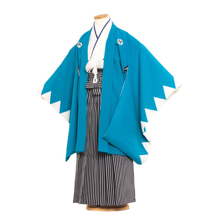 楽天市場 レンタル 簡単着付け袴 七五三 卒園式 発表会 新選組 お揃い 七五三 着物 7歳 男の子 フルセット 男の子 羽織袴 はかま 子供着物 7歳男の子 七五三レンタル 男の子7歳 七五三フルセット 753 羽織 袴 往復送料無料 3ao7065 着物レンタル 京都ちりめんや