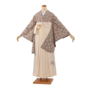 【レンタル】 卒業式 袴 フルセットレンタル 1640 小花 藤の花刺繍袴 くすみカラー 女性 おしゃれ 人気 おすすめ 卒業袴レンタル 卒業式袴セット 着物 着付けセット 女子 大人 小学校 大学生 専門学生 上品 古典 レトロ モダン 京都 足袋プレゼント 往復送料無料