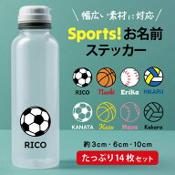 ◇新発売◇ 名前シール ステッカー サッカー ボール かっこいい 野球 名入れ スーツケース バスケットボ…