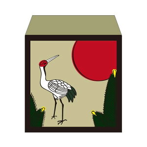 花札・松に鶴/コイン用ポチ袋(小)5枚セット お年玉袋・ぽち袋・おしゃれでかわいい多目的祝儀袋