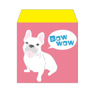 フレンチブルドッグピンク/コイン用ポチ袋(小)5枚セット お年玉袋・ぽち袋・おしゃれでかわいい多目的祝儀袋