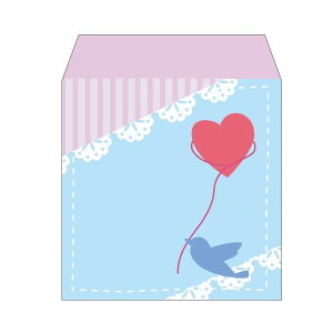 ラブリーバード/コイン用ポチ袋(小)5枚セット お年玉袋・ぽち袋・おしゃれでかわいい多目的祝儀袋