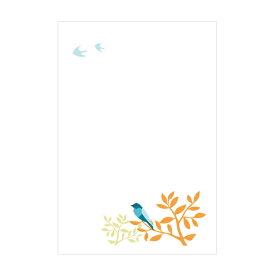 青い鳥【ポストカード】3枚セット／おしゃれでかわいい京都かみんぐ限定ポストカードアート