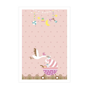 ハローベイビー【ポストカード】3枚セット/おしゃれでかわいい京都かみんぐ限定ポストカードアート