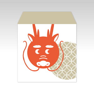 【2024年お年玉袋】辰と吉祥柄/コイン用ポチ袋(小)5枚セット お年玉袋・ぽち袋・おしゃれでかわいい多目的祝儀袋