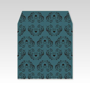 【2026年お年玉袋】ハート納戸色/コイン用ポチ袋(小)5枚セット お年玉袋・ぽち袋・おしゃれでかわいい多目的祝儀袋