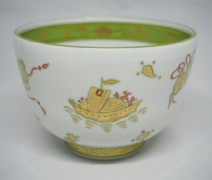 楽天市場】鶸金襴手 宝絵茶碗 干支「子」絵盃付 林淡幽 【当店オススメ 