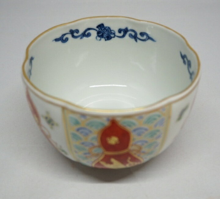楽天市場】金襴手六瓢絵 茶碗 林淡幽 : 京都 茶道具 出野祐 