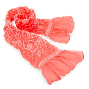 七五三 帯あげ 帯揚げ ナイロン 日本製 花柄絞り紫 ローズ 山吹 ヒワ 水色 ピンク 赤 黄 チェリーピンク 女の子 子ども 子供 こども 小物 3歳 5歳 7歳