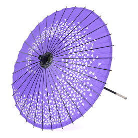 【ポイント5倍 期間12/4 20:00〜12/11 01:59】和傘 紙傘 直径64cm 柄物 赤 黒 紫 ピンク キッズ 子供用撮影用