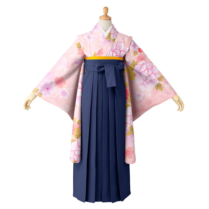楽天市場】小学校卒業式 ジュニア 女の子 着物袴 セット 水色 黒  