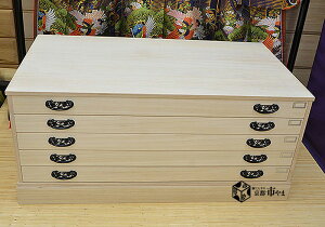 桐タンス 奥行60cm ロウ引き 総桐ビックチェスト 法衣タンス 薄型 引出し 5段 桐たんすネームプレート付 【着物用】 桐ダンス台輪付 日本製 桐だんす 桐ダンス 収納ケース 桐 タンス 着物