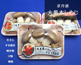 しめじ シメジ 大黒本しめじ きのこ キノコ 300g （100g ×3パック） 京都 京野菜 京丹波 国産 やさい 野菜 青空レストラン 満天★青空レストラン おすすめ 新鮮 おいしい 人気 ソテー 天ぷら すき焼き バーベキュー アウトドア 鍋 京のブランド産品