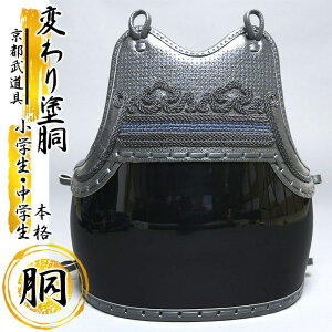 剣道 防具 手刺曙光胸付胸 ヤマト変り塗胴 【剣道具・機械刺防具・胴単品】