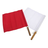 剣道用審判旗（紅白セット）【剣道具・練習・試合用品】
