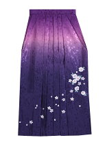 楽天市場】袴 桜 刺繍 紫の通販