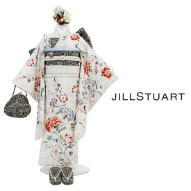 【お買い物マラソン お得なクーポン配布中ッ!】JILLSTUART ジルスチュアートブランド 七五三 レンタル 四つ身 着物 フルセット【7歳 貸衣装 七歳 7才】子供 女児 和服 セット 古典【往復送料無料】 モダン 白 クリーム ベージュ赤 くすみ色 G1