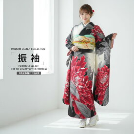 【お買い物マラソン 全品半額クーポン配布中!】【レンタル】 振袖 フルセット【往復送料無料!】成人式・結婚式・貸衣装・ふりそで!【黒/ブラック/black】【No.623】【振袖 適応身長：150-160cm位】