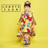 【お盆休みSALE クーポンで20%OFF!】【レンタル】LOWRYS FARM 七五三 女の子 3歳 着物 被布 753着物 フル…