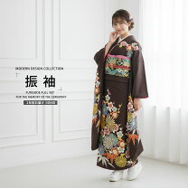 楽天市場】ブラウン（種類（着物）振袖）（レディースファッション）の通販