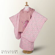 【お盆休みSALE クーポンで20%OFF!】【レンタル】七五三 女の子 3歳 着物 被布 753着物 フルセット 着物…