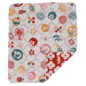 【迎春2025】両面ガーゼはんかち 巳様と縁起物・くろちく 本店