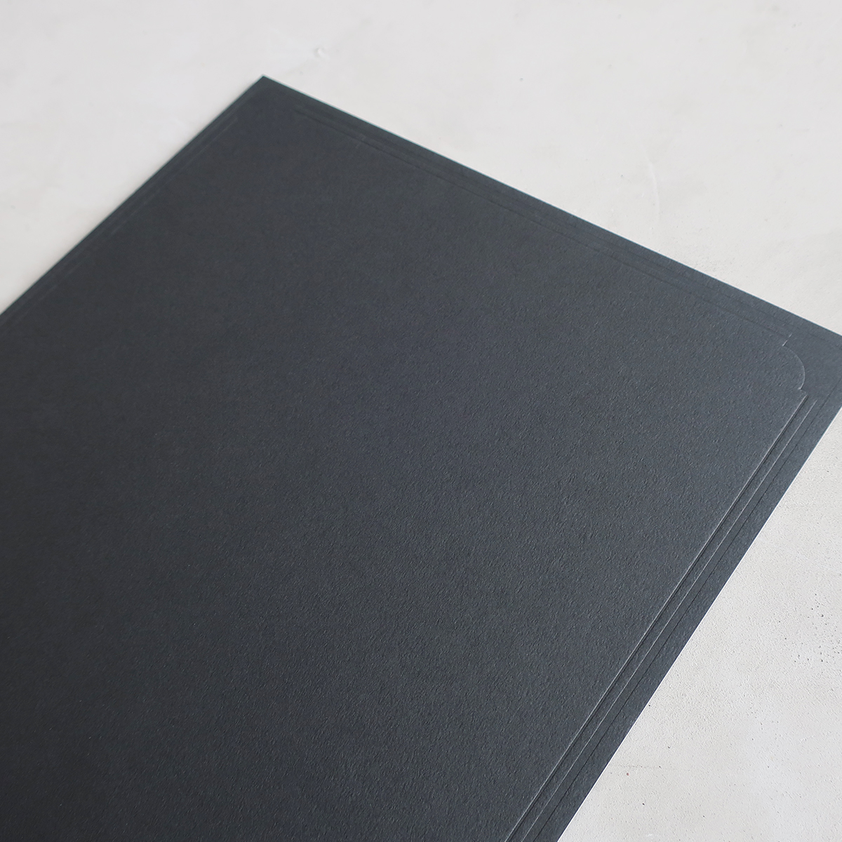 B5用 紙表紙 1枚収納用 黒色 証書ファイル 賞状ファイル 賞状ホルダー 