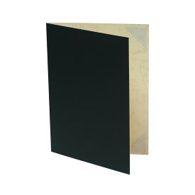 A5用紙表紙 1枚収納用　黒紙表紙 証書ホルダー 賞状ファイル 証書ファイル 賞状ホルダー【ケース フォルダー バインダー 賞状入れ】