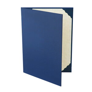 B5用 紺紙表紙厚 1枚収納用厚手 証書ホルダー 賞状ファイル