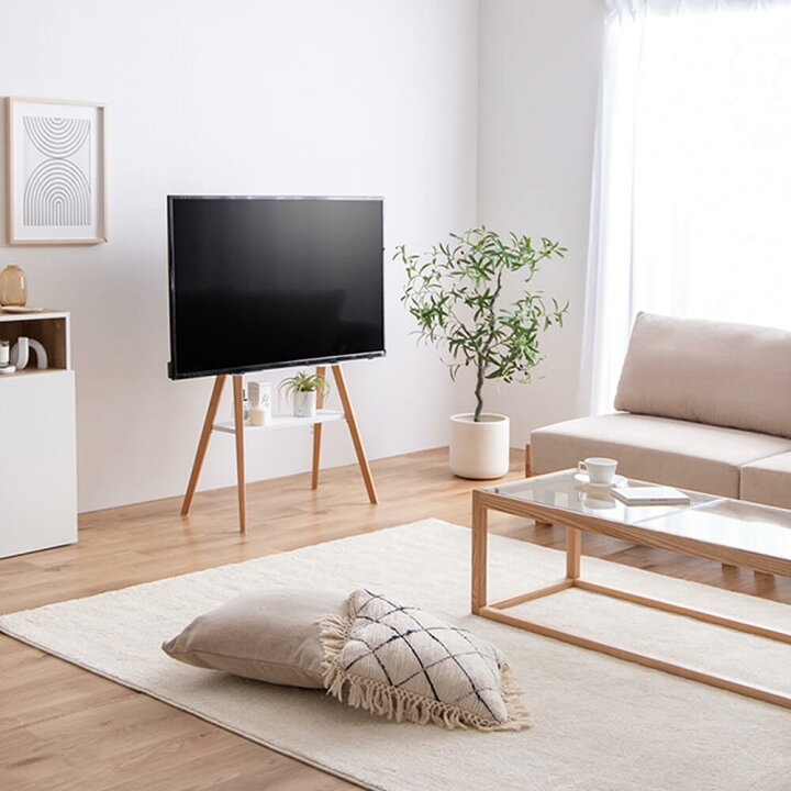 楽天市場】棚付きテレビスタンド テレビ台 テレビボード ラック 棚付き 