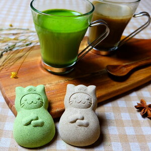 ねこ忍茶かぷちーの|ギフト プレゼント 贈り物 誕生日 お祝い 内祝い 猫の日 ねこ好き カプチーノ 宇治抹茶ラテ プチギフト